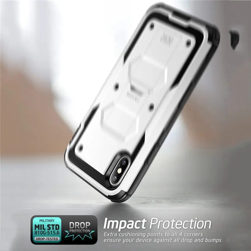 Чехол i-Blason Armorbox для iphone X Xs сверхпрочный противоударный чехол со встроенным