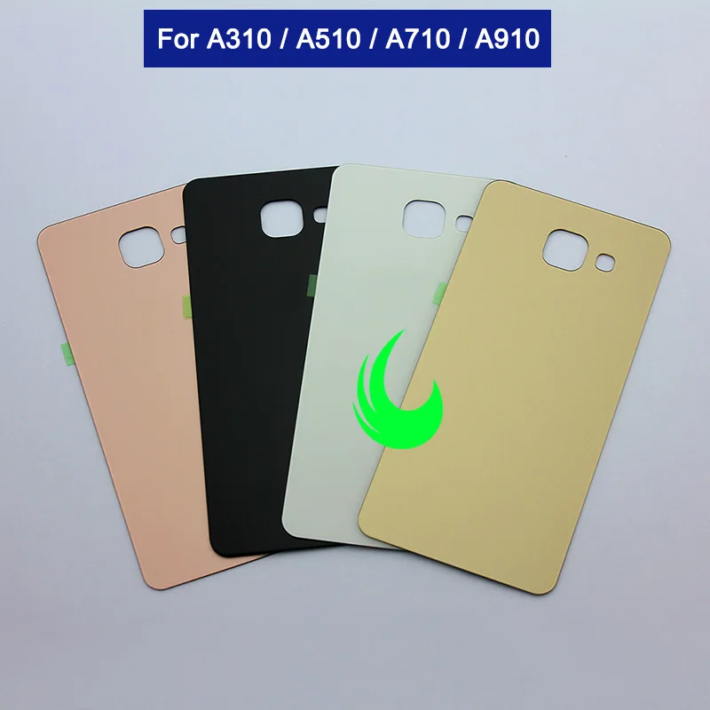 Оригинальная задняя Батарея крышка Стекло двери для Samsung Galaxy A3 A5 A7 A9 2016 чехол