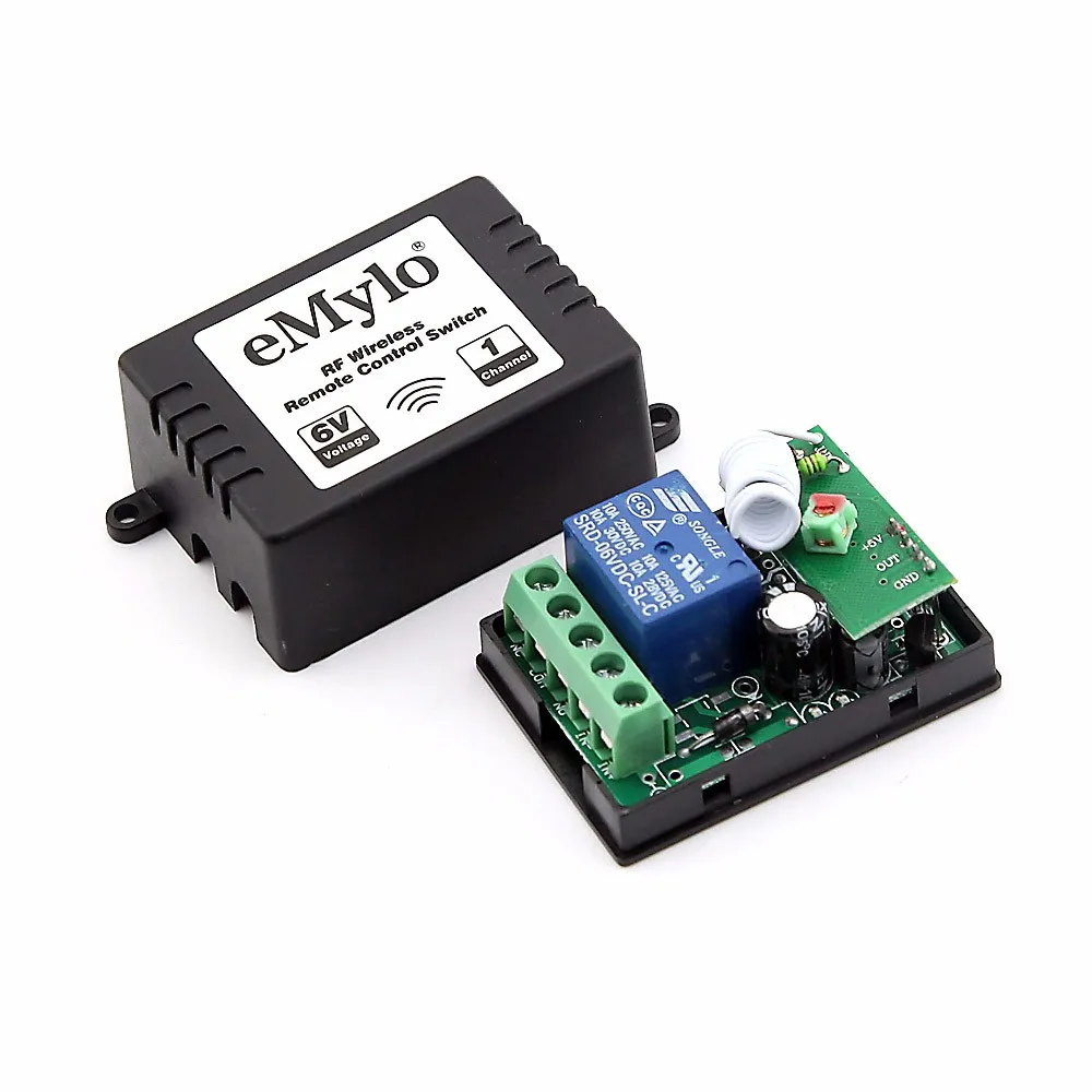EMylo RF DC5V/ 6V беспроводной переключатель Обучение Дистанционное управление