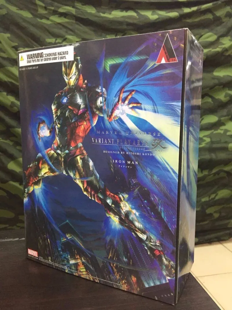 27 см ПВХ фигурки куклы игрушки Детский подарок Brinquedos Play Arts Kai Iron Man Super Hero Age of Ultron Tony