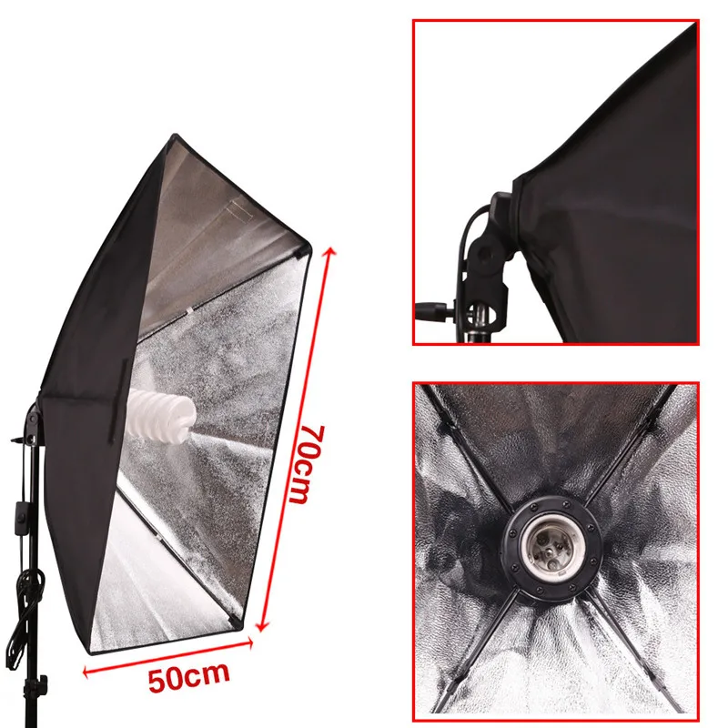 Комплект для фотостудии 2x135 W лампа+ 2 x осветительная стойка+ 2 x Мягкая коробка Корабль из России комплект для фотостудии