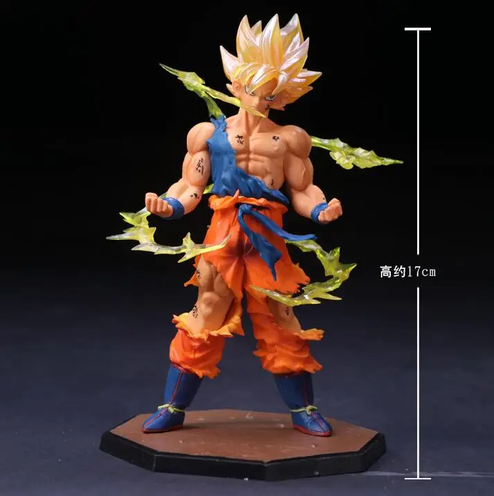Dragon Ball Z Супер сайян Жемчуг дракона 17 см Son Goku/Gokou штучной упаковке ПВХ фигурку