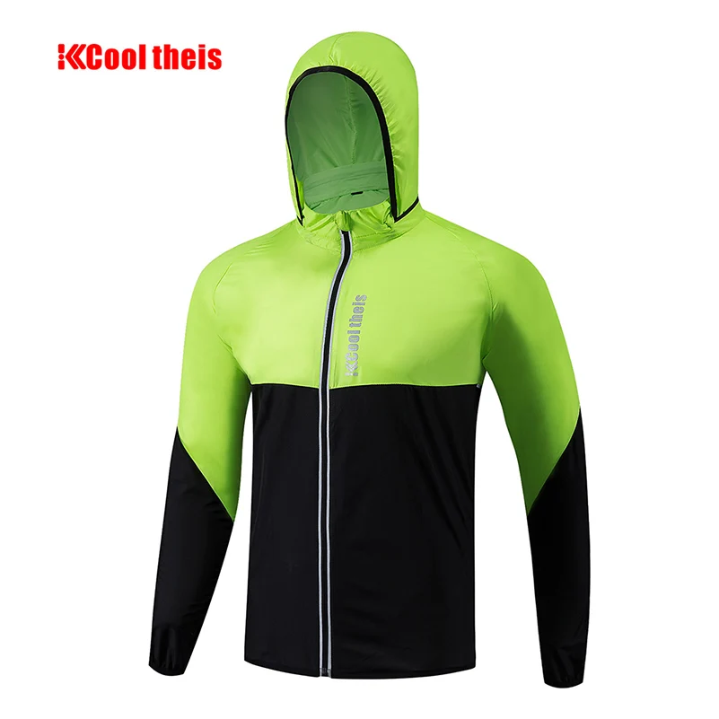 Крутая Мужская велосипедная Джерси THEIS с длинным рукавом светоотражающая