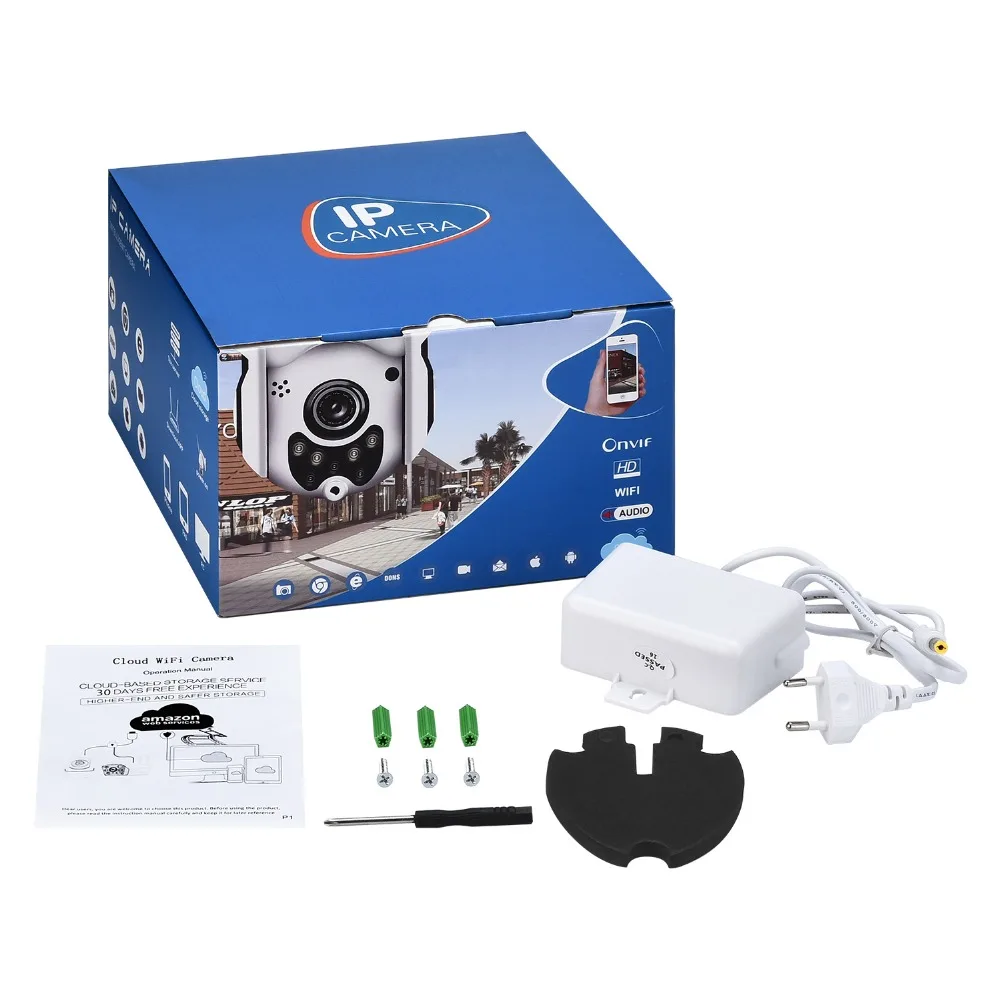 1080P ip камера wifi наружная PTZ скоростная купольная 320 градусов видеонаблюдения Wi Fi