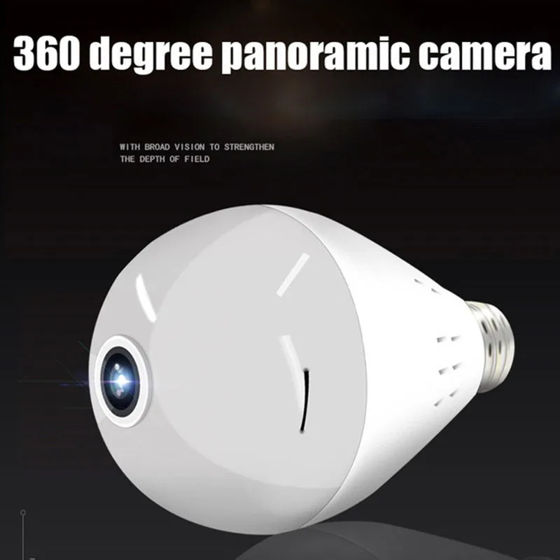 2019New 360 градусов панорамная камера 1080P HD веб встроенный WIFI Поддержка tf карты