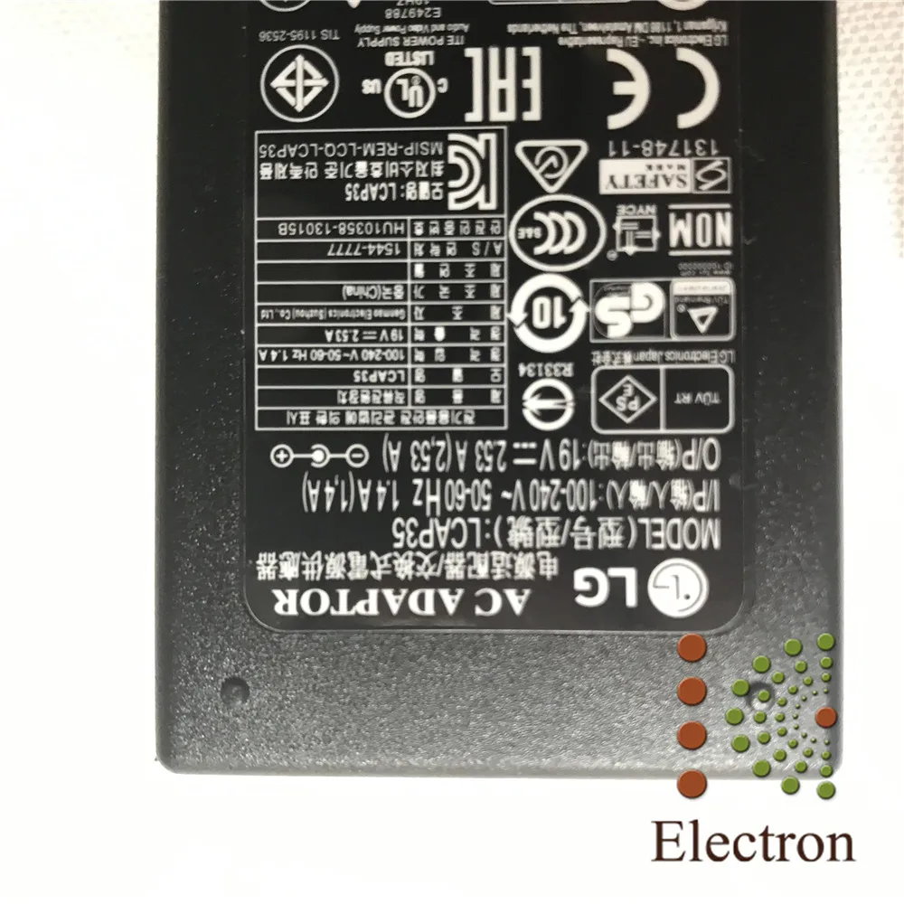 100% новый выход 19 в 2 53a адаптер питания для LG 32 дюймового ТВ 32MB25VQ lv320DUE 32LF5800 LCAP35 DA