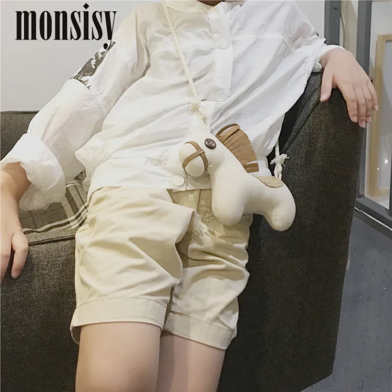 Monsisy 5PCS Christmas Horse Bag Girl Boy 3D Animal Toy Shoulder Unisex Messenger Pony Baby Toddler Accessories |