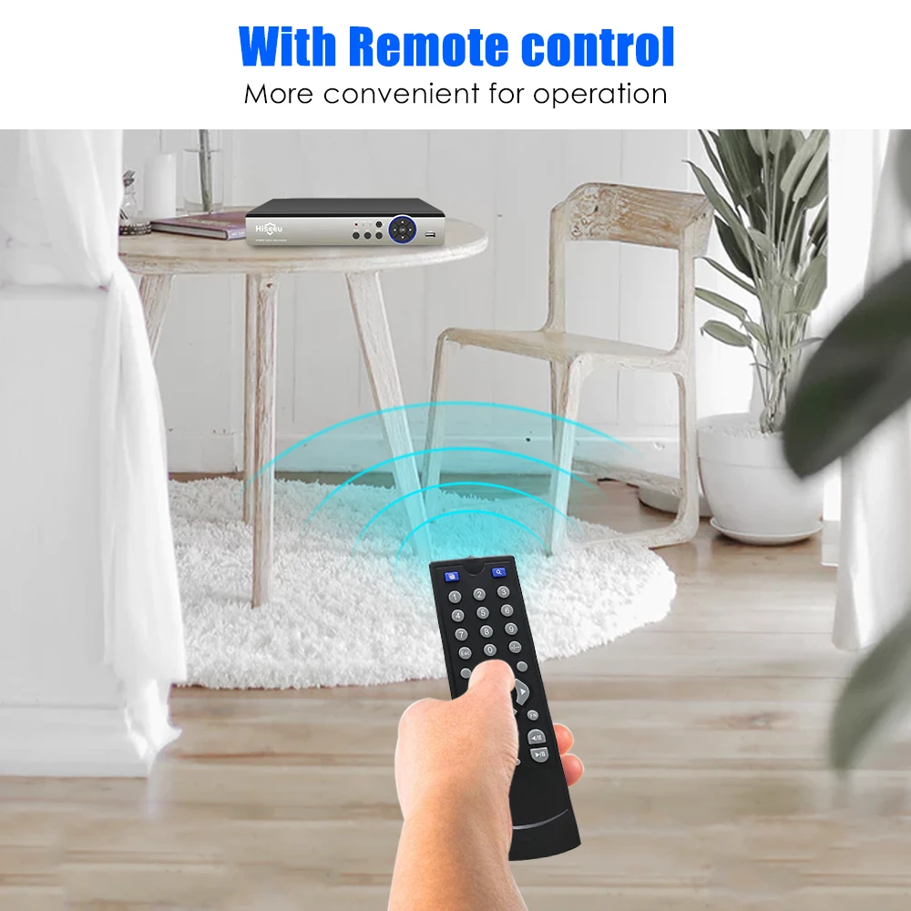 Hiseeu 4CH 8CH 1080P 5 в 1 DVR видео рекордер для AHD камеры аналоговая камера IP камера P2P NVR cctv система DVR H.264 VGA HDMI
