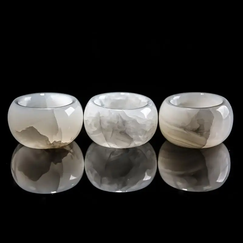Чаша из нефрита белый фарфоровый чай ручной работы|Кружки| |