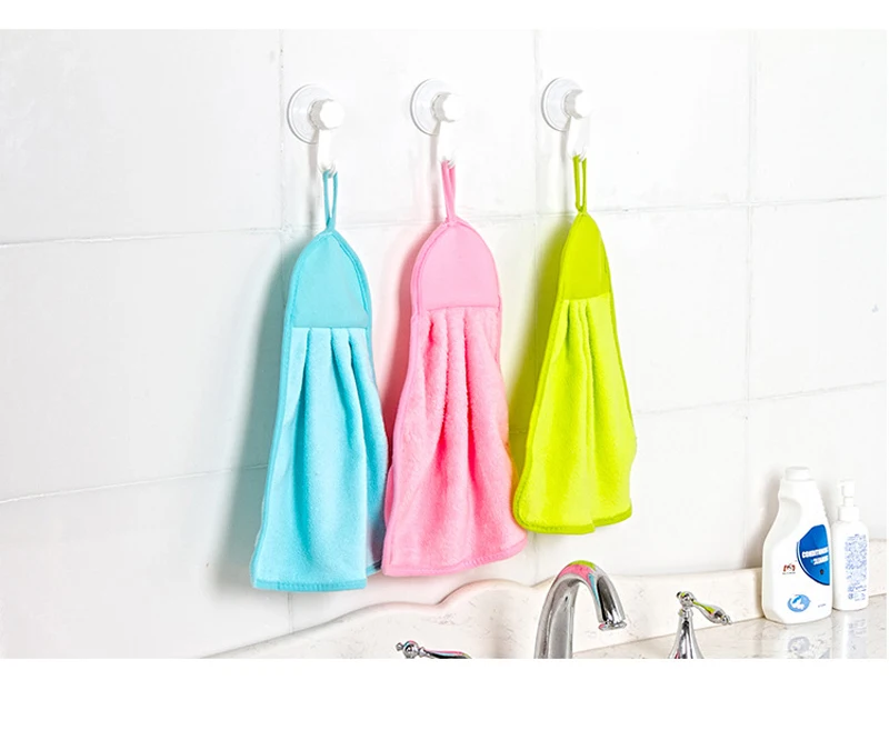 2016 новинка можно повесить полотенце из кораллового флиса супер впитывающее