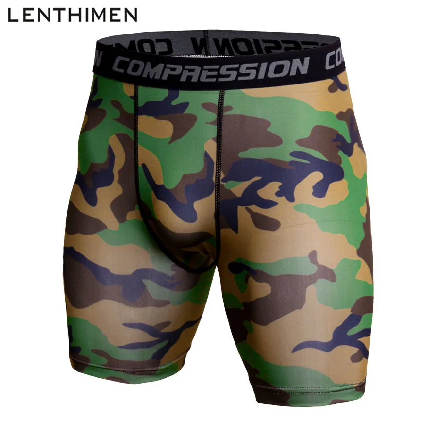 

Running Tight Shorts Men Quick Dry Training Fitness Sports Compression Beach Camo Summer Tights Fitness Workout Gym Shorts Men