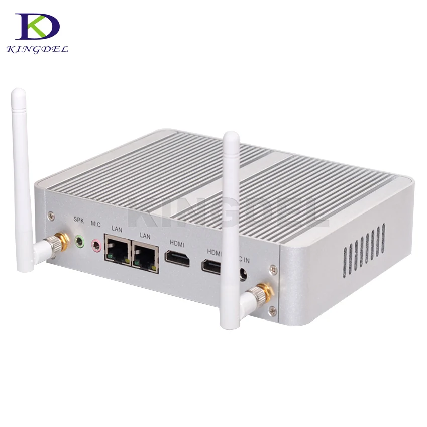 Htpc N3150 двойной LAN мини-ПК Windows 7 Linux мини-компьютер 4 * USB 3 0 2 HDMI сплав чехол 4K HD