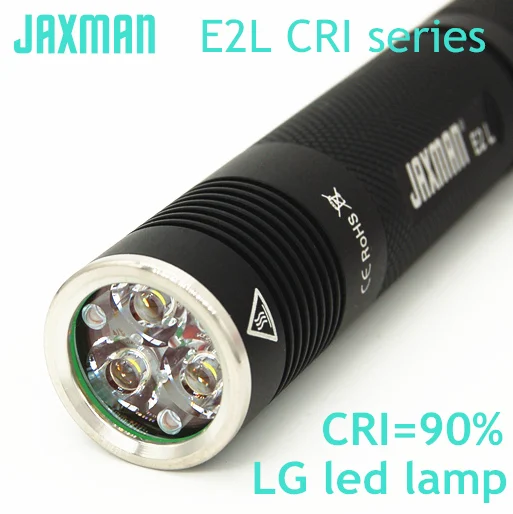 Jaxman e2l 3 светодиодный TIR объектив фонарик 18650 LG высокий cri светильник Бесплатная