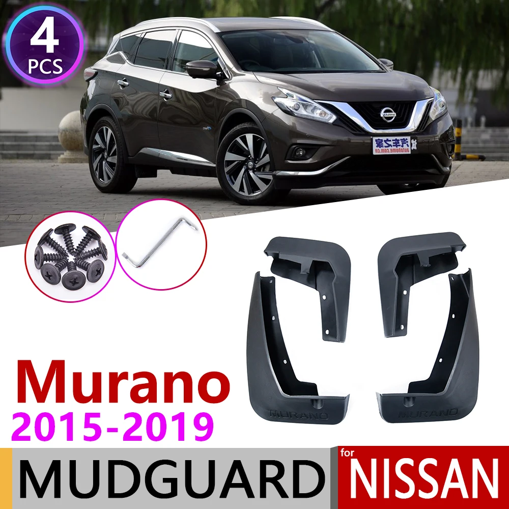 

4 PCS Mudflap for Nissan Murano Z52 2015~2019 Fender Mud Flaps Guard Mudguard Splash Flap Car Accessories 2016 2017 2018 3th 3