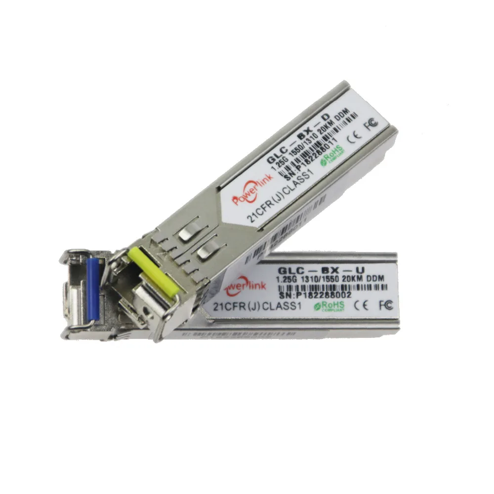 1 пара 120 км SC коннектор gbic одномодовый одноволоконный SFP модуль WDM/BIDI 25G A/B 1310/1550nm |