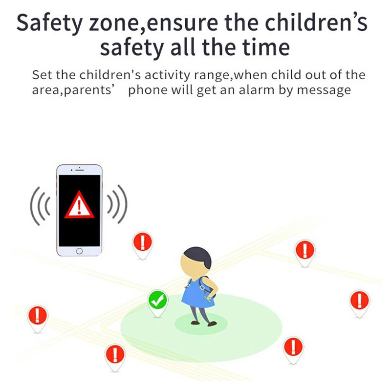 Анти-потеря OLED ребенка gps трекер SOS умный мониторинг позиционирования телефон дети gps детские часы совместимы с IOS и Android