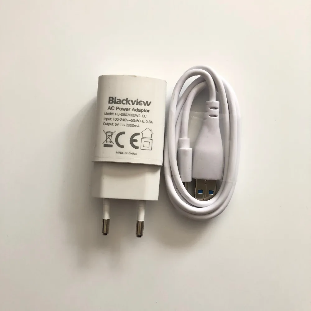 Оригинальное новое дорожное зарядное устройство + usb кабель для Blackview S8