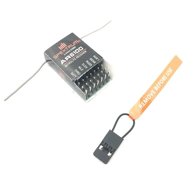 2 шт. Spektrum 2,4G 6ch DSM2 AR6100 приемник Поддержка DSX7/DSX9/DSX11/DSX12 DX6i/DX7/DX8