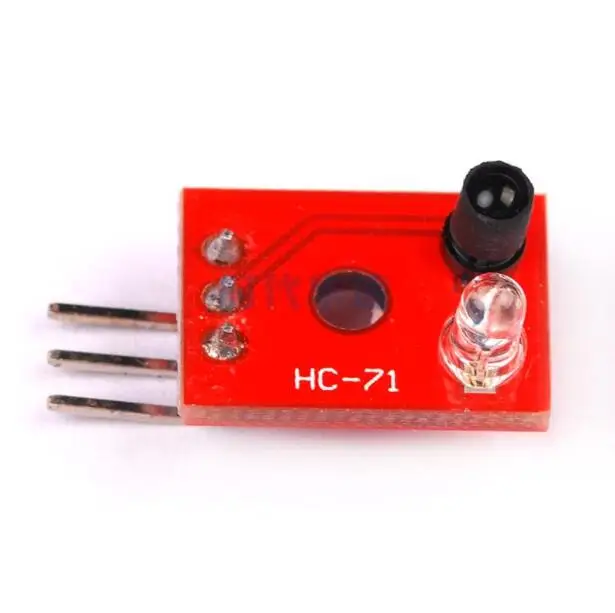 5pcs Tracking module sensor head / 4 way tracing red board | Электроника