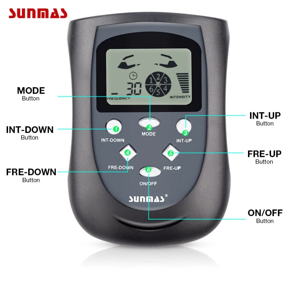 SUNMAS SM9065F EMS пояс для похудения руки ноги Талия местная идеальный уход за телом