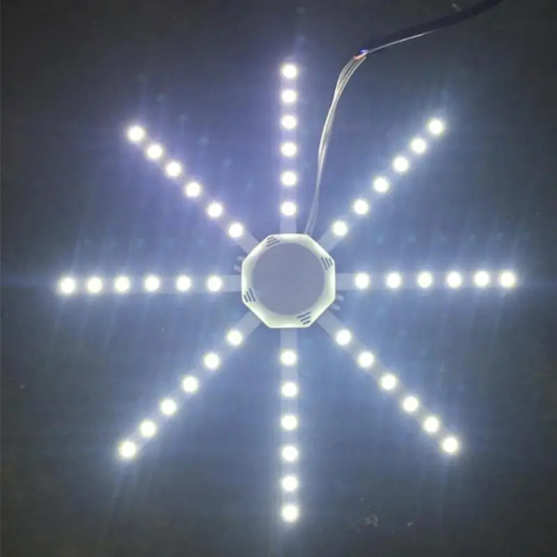 12/16/20/24 W светодиодный Панель светильник 5730SMD 500LM Осьминог Спальня потолочный светильник пластина 56 светодиодный Панель светильник Модуль панель округлая панель с лампочками для использования внутри помещений
