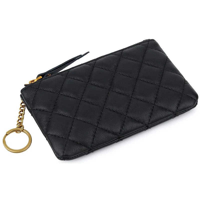 Premium Sheepskin Geometric Women's Coin Purse Hot Brand New Arrivals European And American Style Genuine Leather Women Wallets | Багаж и