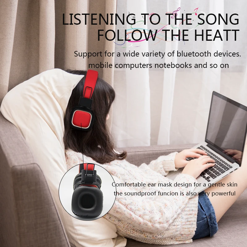BTO19 беспроводные наушники bluetooth активные с микрофоном над ухом монитор студийные