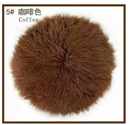 Круглый реквизит для новорожденных из искусственного меха 80*80 см|newborn prop faux fur|basket