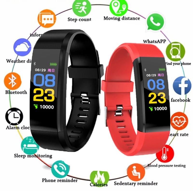 2019 новый спортивный смарт браслет для мужчин Смарт часы женщин фитнес трекер