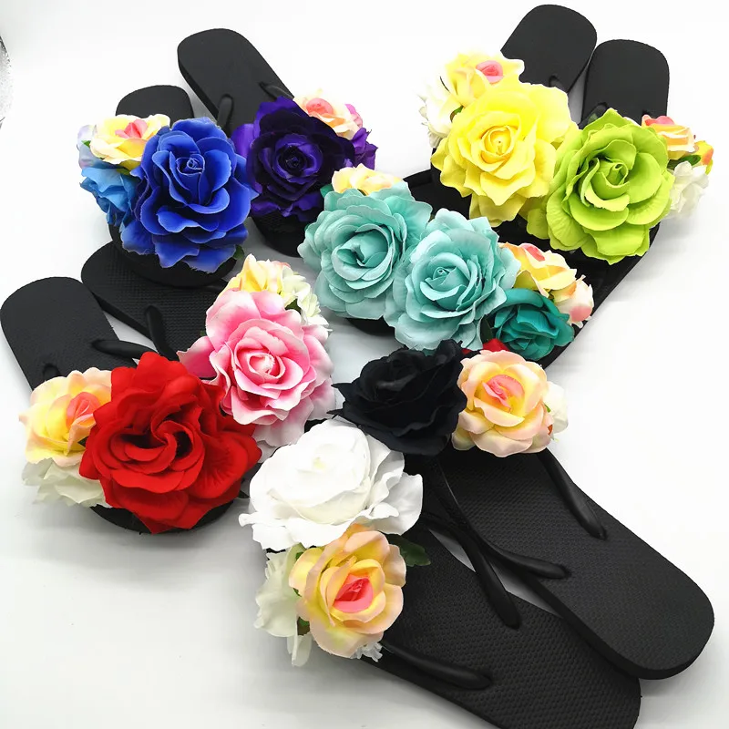 HAHAFLOWER/модные женские шлепанцы пляжная обувь на плоской нескользящей подошве с