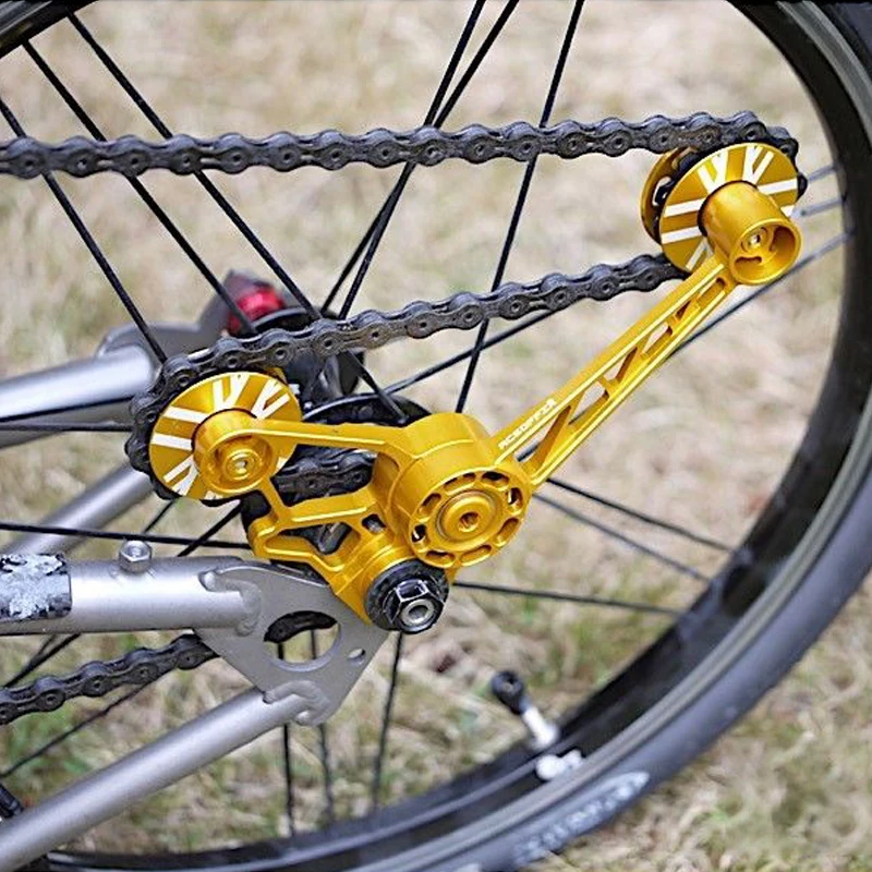 TWTOPSE колесо натяжителя велосипедной цепи для Brompton велосипедный переключатель бесшумный нейлоновый редуктор с ЧПУ рама из алюминиевого сплава супер светильник 42,8 г