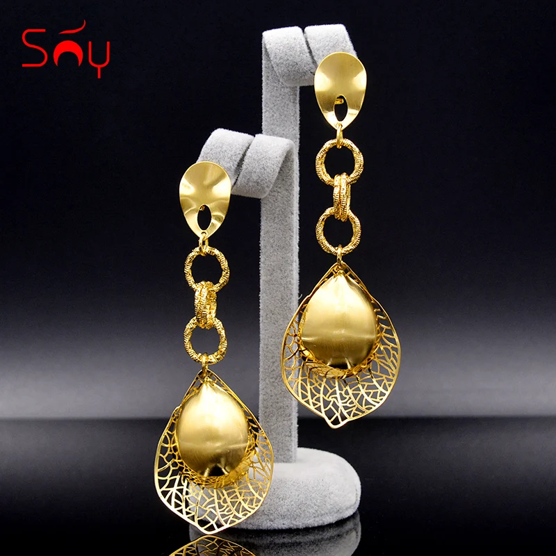 Ювелирные изделия Sunny Jewelry модные ювелирные 2021 длинные висячие серьги женские