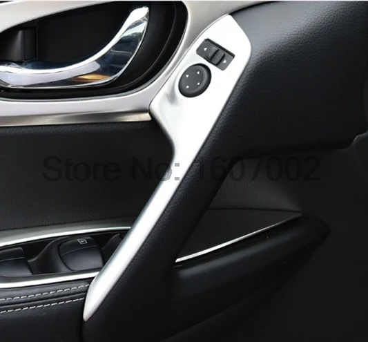 Хромированный чехол для NISSAN QASHQAI J11 2014 2015 2016 внутренняя дверь окно переключатель