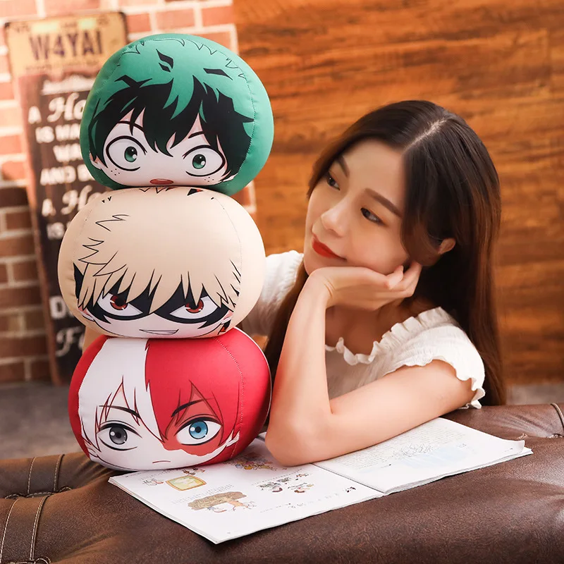 Подушка плюшевая в стиле аниме Bakugou Katsuki Todoroki Shoto Midoriya Izuku 1 шт. 20/30 см | Игрушки и