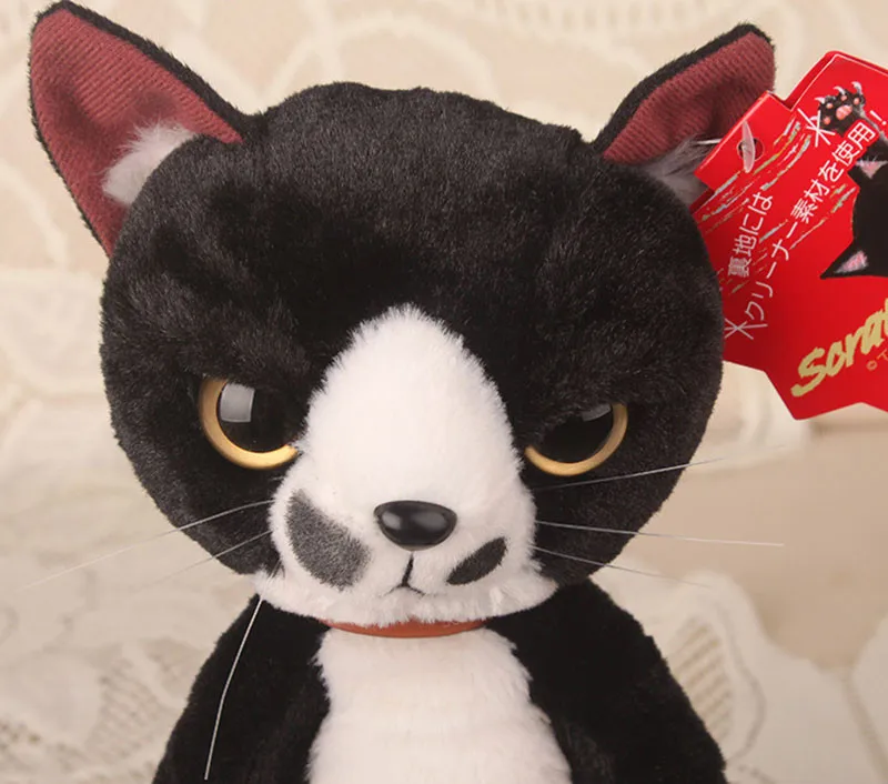 1 шт. 40 см мягкие кошки плюшевые игрушки Япония царапин котенок Peluche острые лапы Неко мягкая игрушка для детей новые подарки