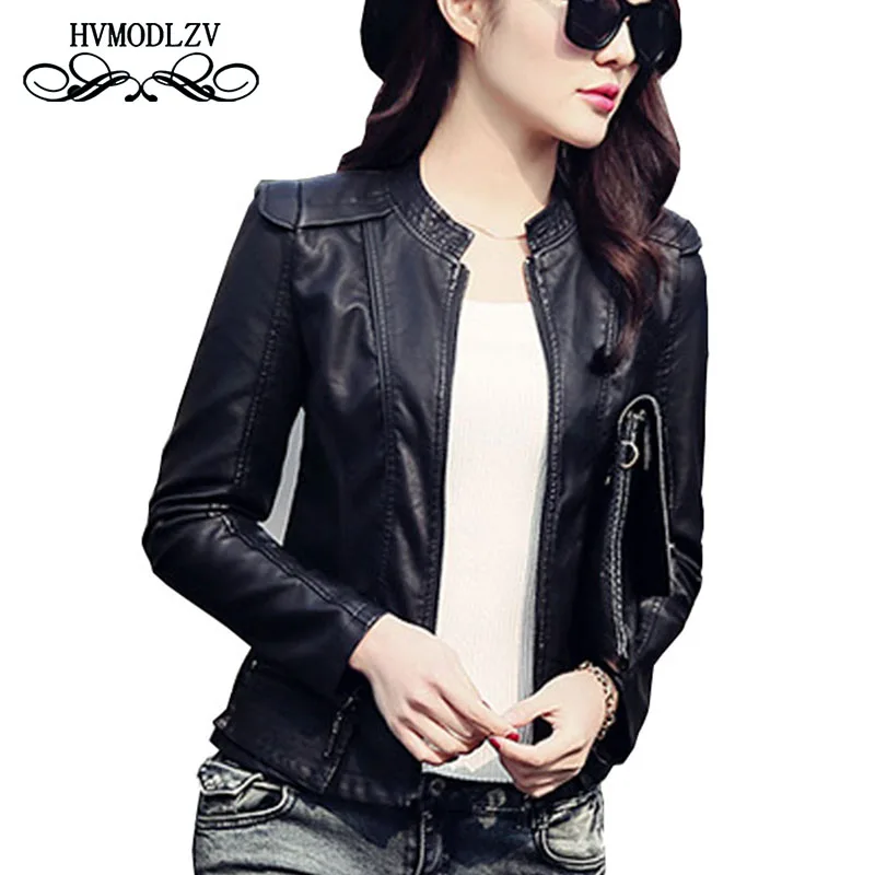 Пальто специальное предложение однотонное байкерское кожаное пальто с длинным