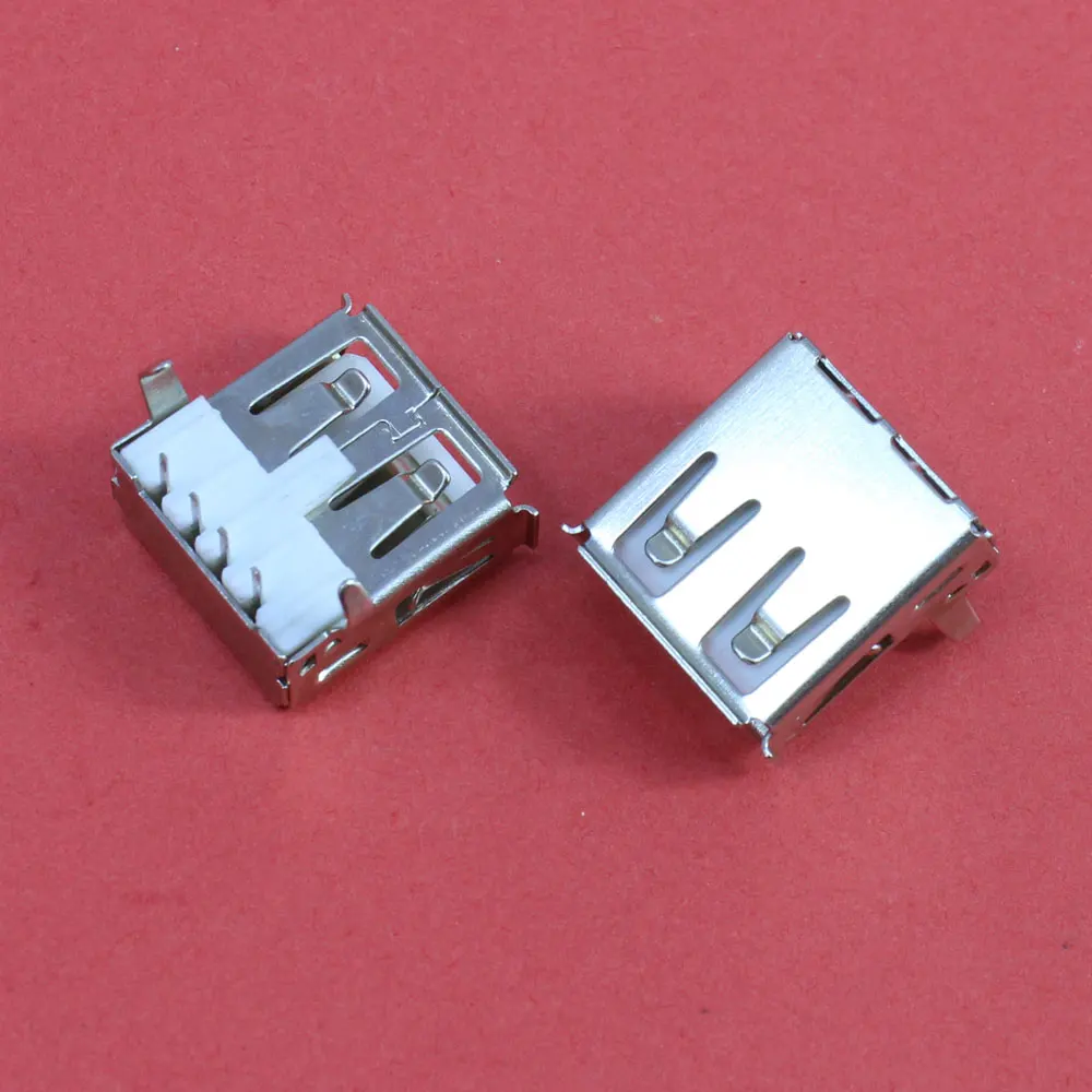 

ChengHaoRan 1Piece USB 2.0 Female A Type Right Angle 90 Degree Female USB Connector Socket