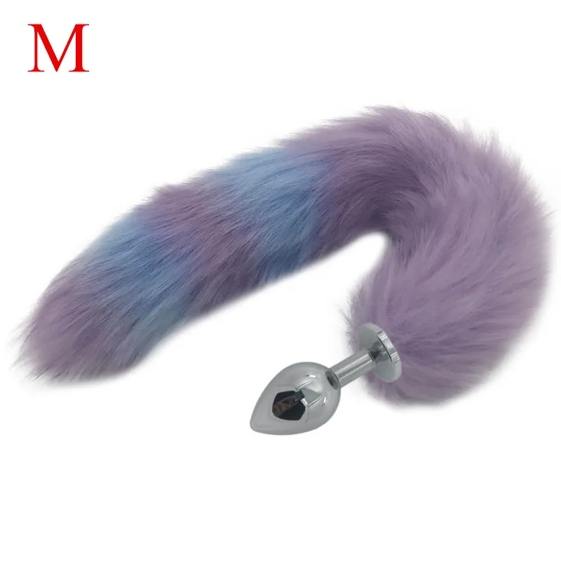 Металлические анальные секс-игрушки SML Анальная пробка лисий хвост Анальный