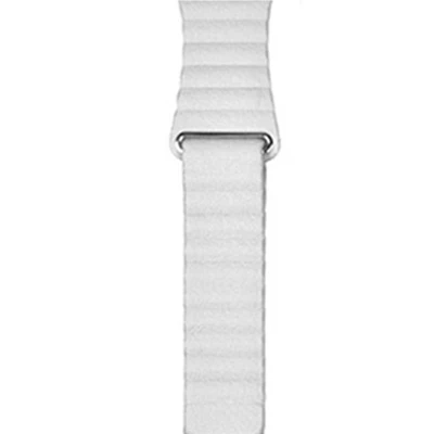 Кожаный ремешок с магнитной петлей 1:1 для Apple Watch 38 мм 40 мм 42 мм 44 мм ремешок для Apple Iwatch Band Series 1 2 3 4 ремешок для часов - Цвет ремешка: White