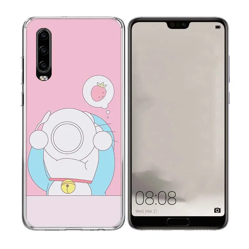 Принтом дораемон синий специальный чехол для телефона huawei Коврики 20 10 Pro Lite 20X S RS Y5