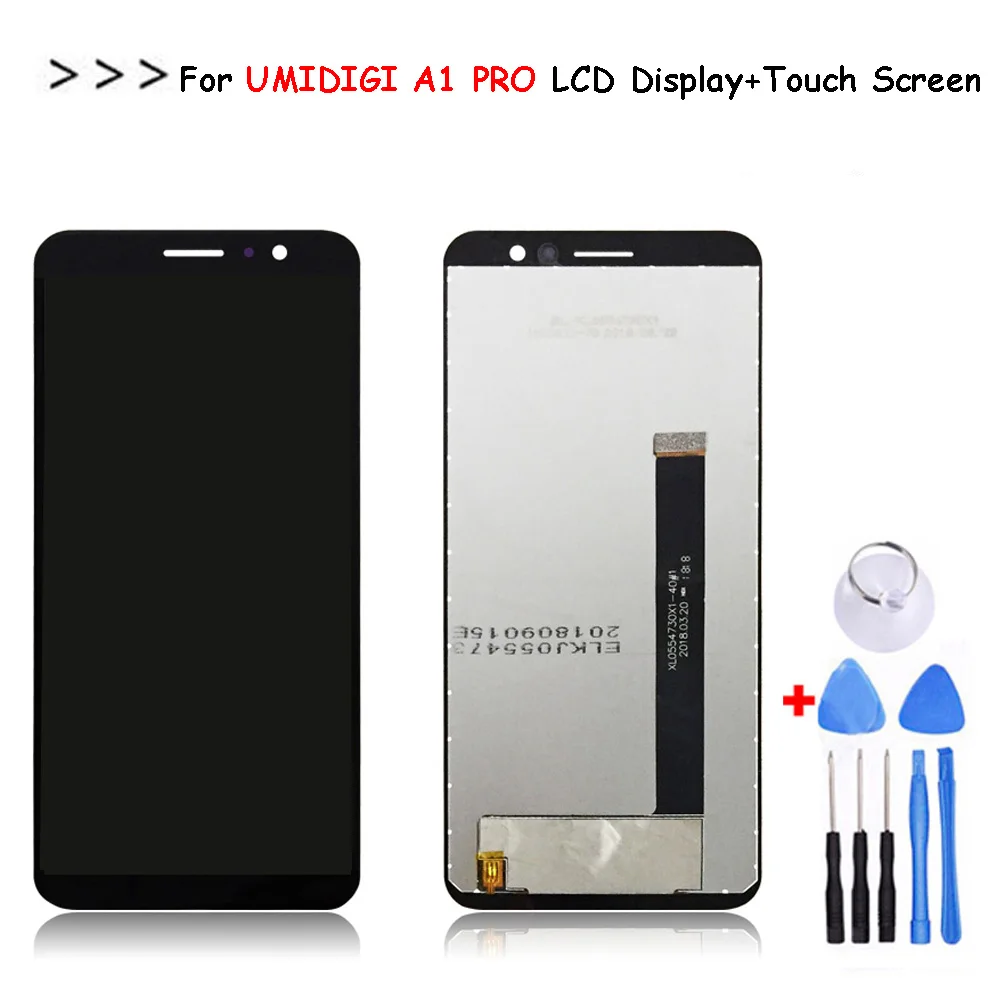 Для UMIDIGI A1 PRO ЖК дисплей + инструмент для ремонта сенсорного экрана в сборе