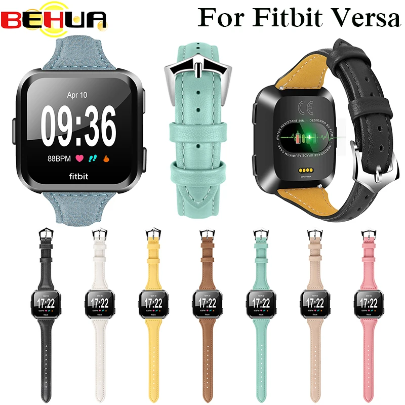 

Wristband Straps For Fitbit Versa Luxury Leather Bands Replacement Accessories Watch Band For Fitbit Versa correa reloj belt