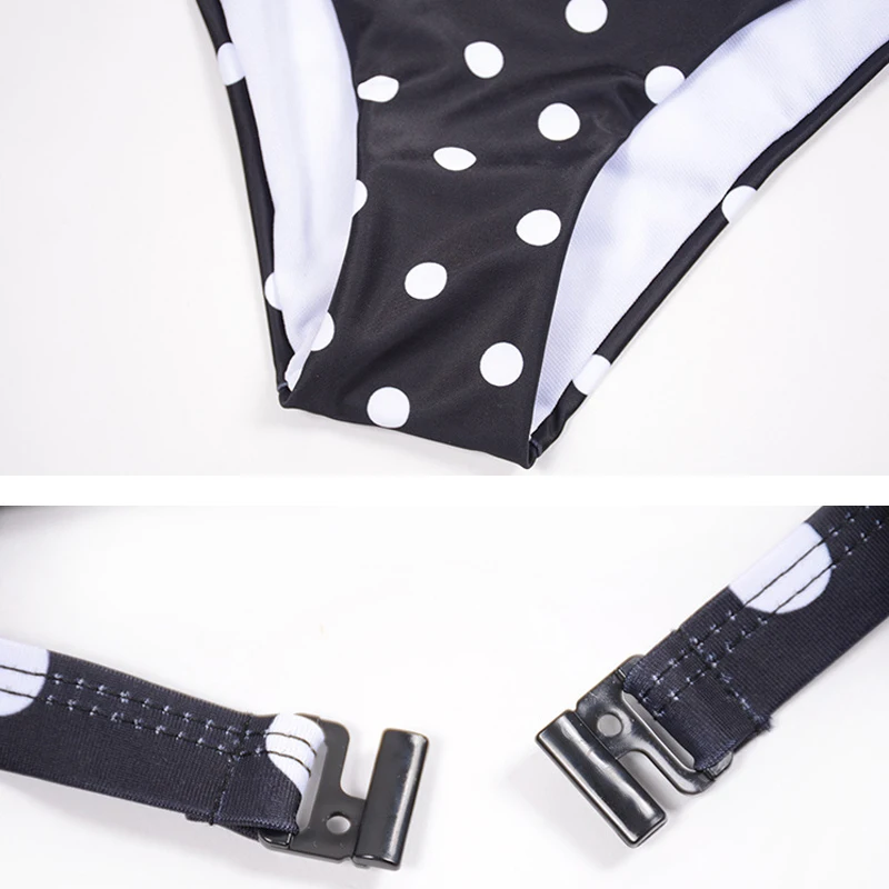 Горячая Летняя гофрированная Высокая талия Купальник сексуальный купальник