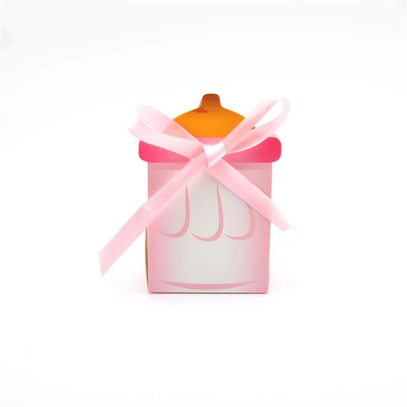 wedding decoration Paper Milk Bottle Design candy Box Candy Gift Baby Shower baptism Kids Birthday Party Supplies | Дом и сад