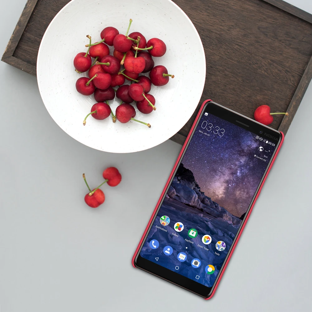 Чехол для Nokia 7 Plus 7 Plus 6,0 дюймов Nillkin матовый защитный чехол для Nokia 7 Plus чехол в подарок