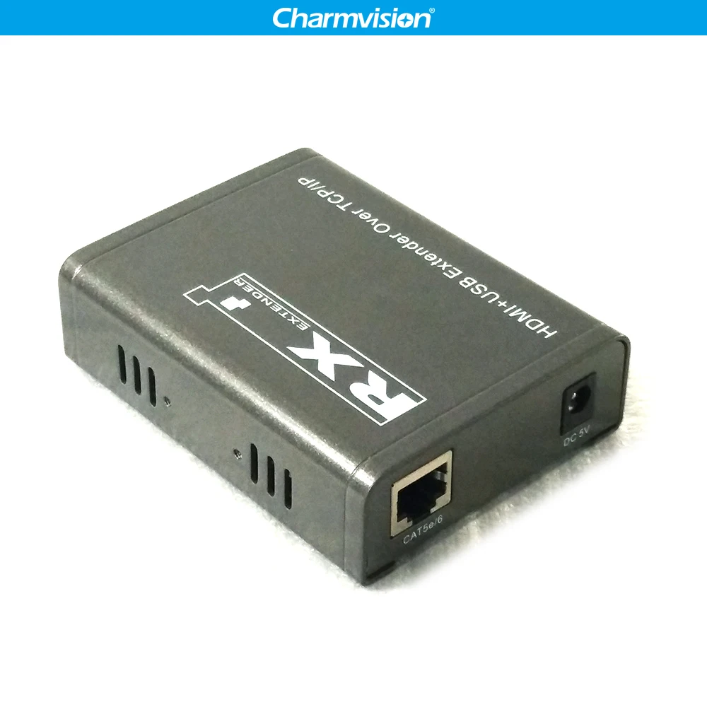 Charmvision IP KVM-120HU 120 м IP KVM USB HDMI удлинитель по TCP IP с ИК-пультом LAN IP KVM расширение USB Беспроводная мышь клавиатура