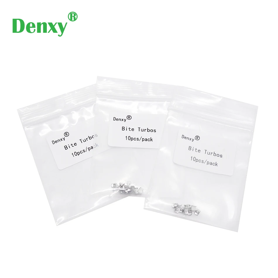Denxy 50 шт. ортодонтический кусачки Ортодонтическая пластина на мундштук Стоматологическая Скоба Bondable Ортодонтическая скобка Стоматологические принадлежности