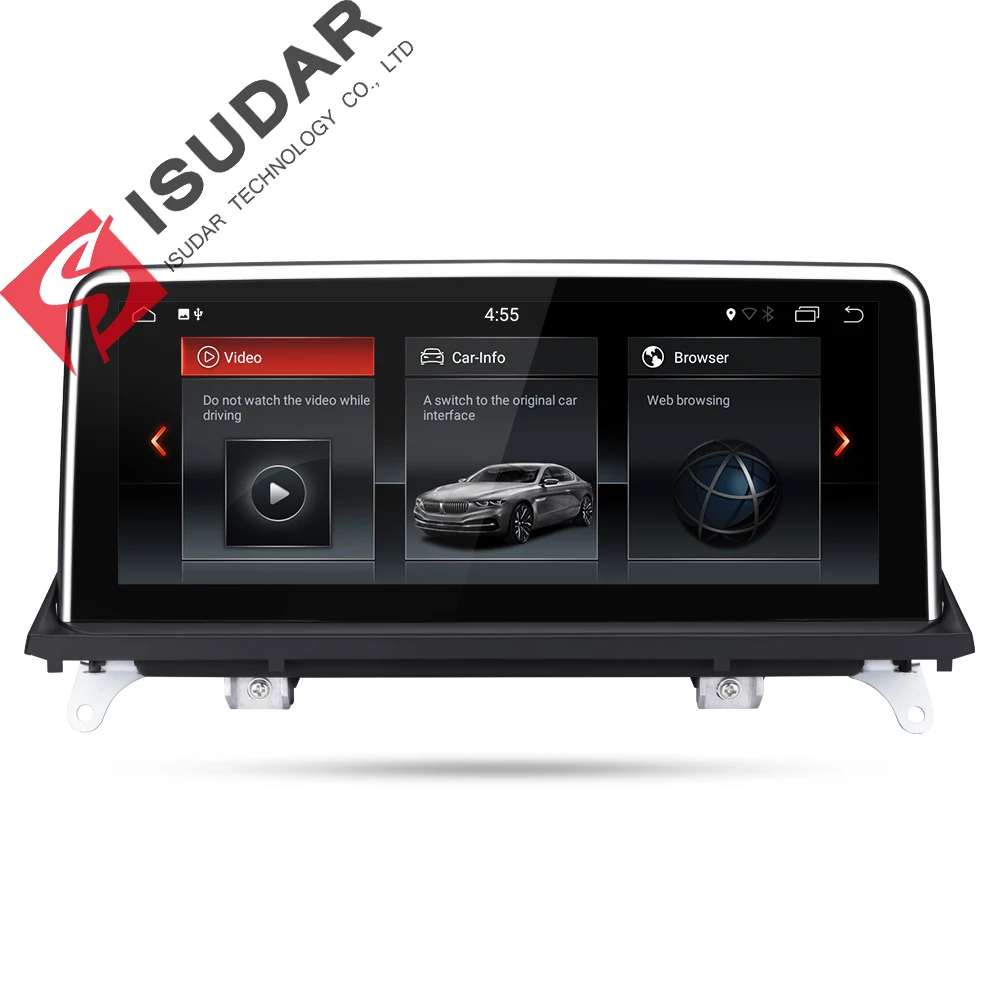 Isudar автомобильный мультимедийный плеер 2 din android 7.1.1 DVD 10 25 дюйма для BMW/X5/F15/E70/X6/E71 32
