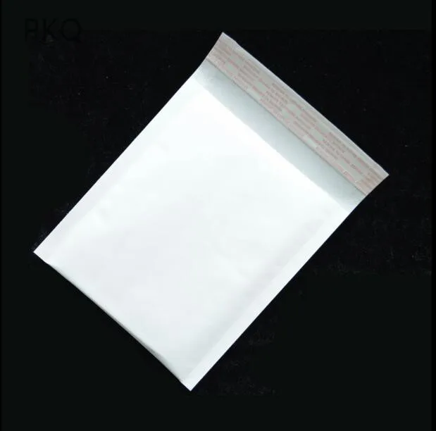 100p cs/lot White Kraft Bubble Mailers Padded Envelopes Shipping Bags Self Seal High Quality Business School Office Supplies
