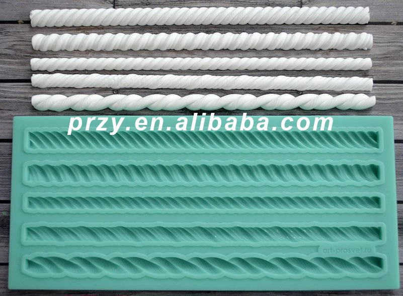 Силиконовая форма веревки ремесла украшения для торта конфет помадки